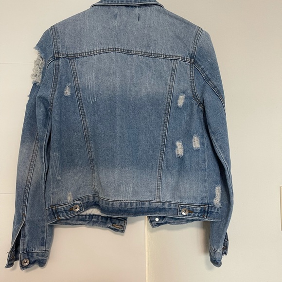 Distressed Jean jacket - Picture 2 of 3